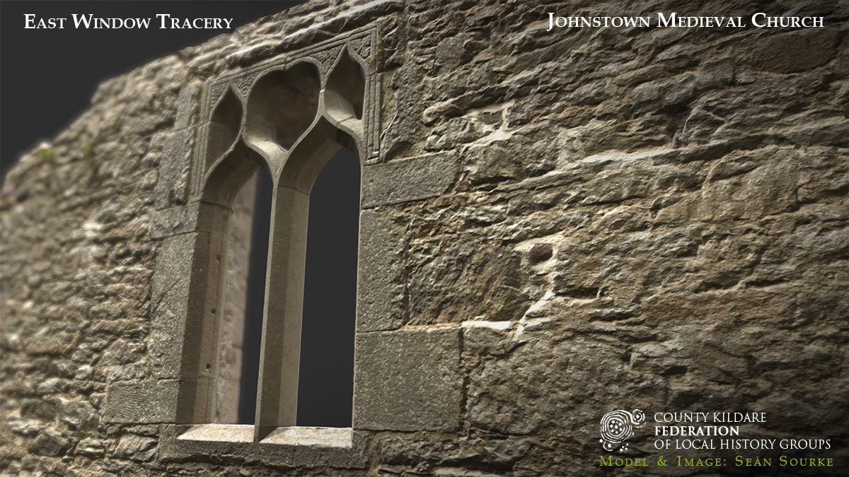 K3D – Medieval Window, Johnstown – Kildare Local History . ie