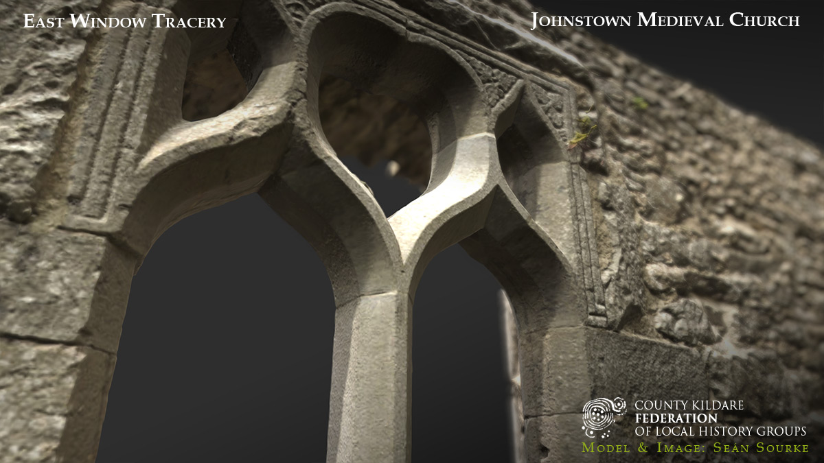 K3D Medieval Window, Johnstown Kildare Local History . ie